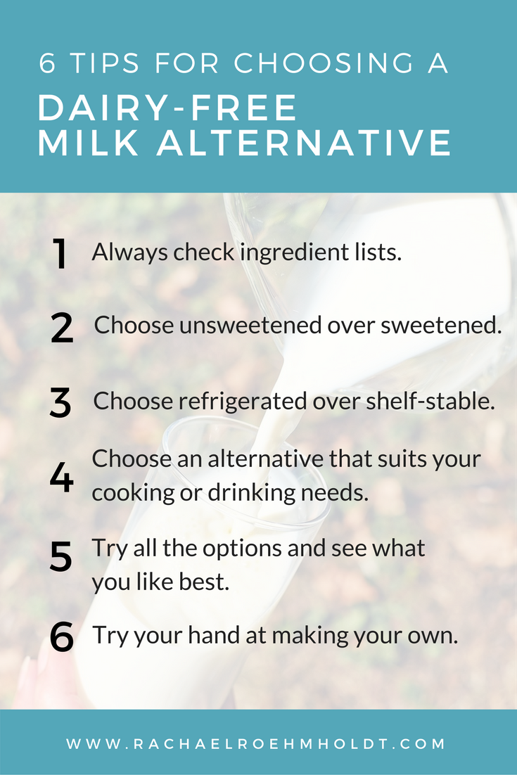 Dairy-free Milk Alternatives + How To Choose What's Right For You ...