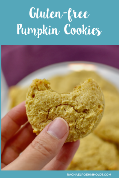 Gluten-free Pumpkin Cookies (dairy-free, Vegan)